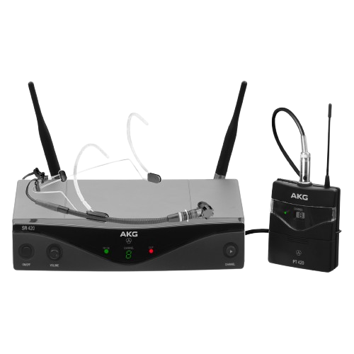 AKG WMS420 Headworn No Backround