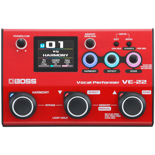 Boss VE-22 Formatted Formatted